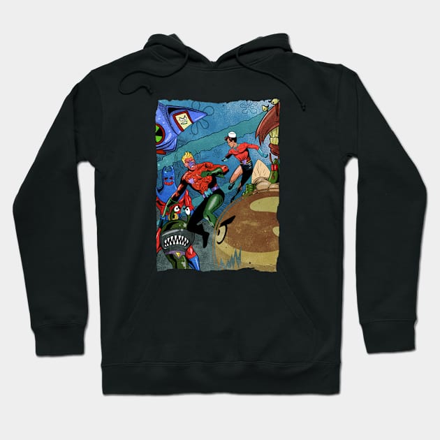 Mermaid Man Hoodie by Eman